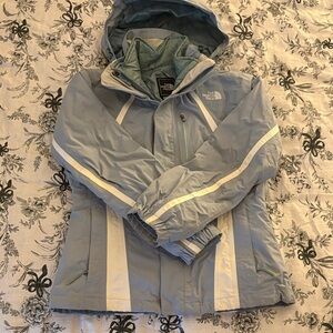 The North Face Sky Blue Hooded Jacket